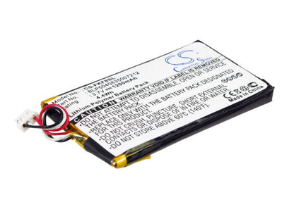 3.7V, 1200mAh, Li-Polymer Battery fits Falk, F10, F12, 4.44Wh