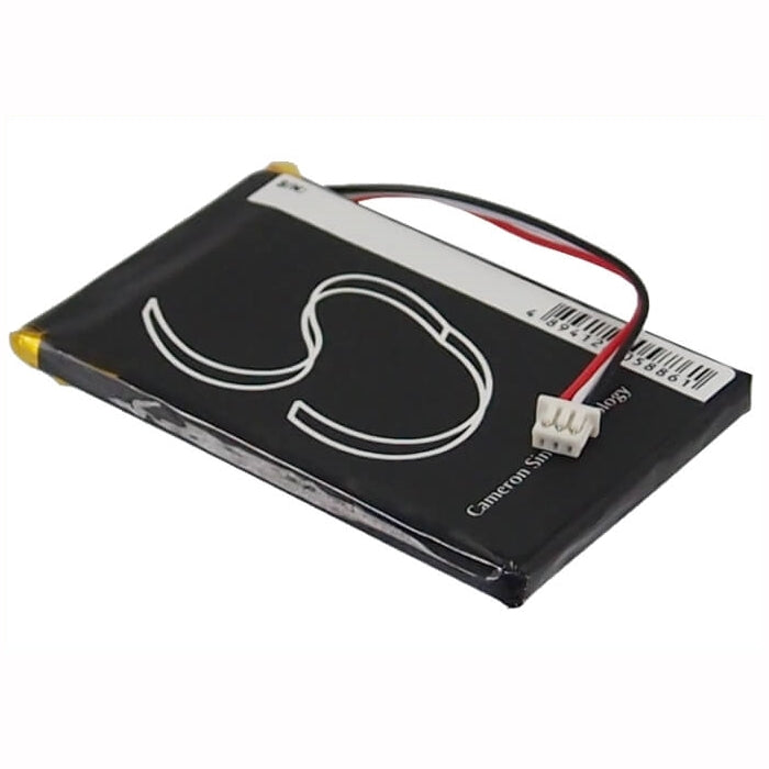3.7V, 1200mAh, Li-Polymer Battery fits Tomtom, Avn4430, Eclipse, 4.44Wh