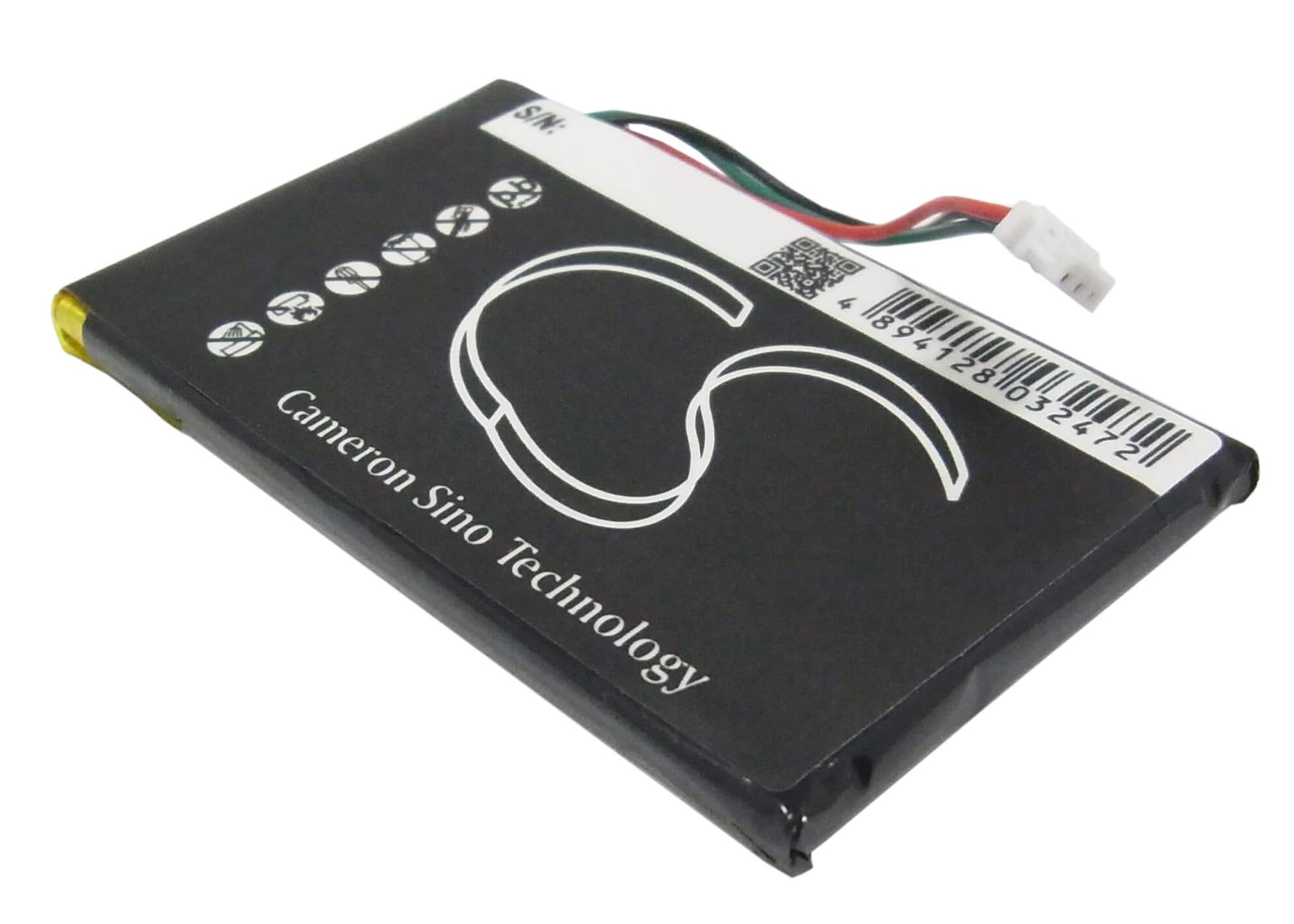 3.7V, 1250mAh, Li-Polymer Battery fits Garmin, Nuvi 1400, Nuvi 1450, 4.625Wh
