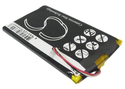 3.7V, 1200mAh, Li-Polymer Battery fits Navigon, 40 Easy, 40 Plus, 4.44Wh