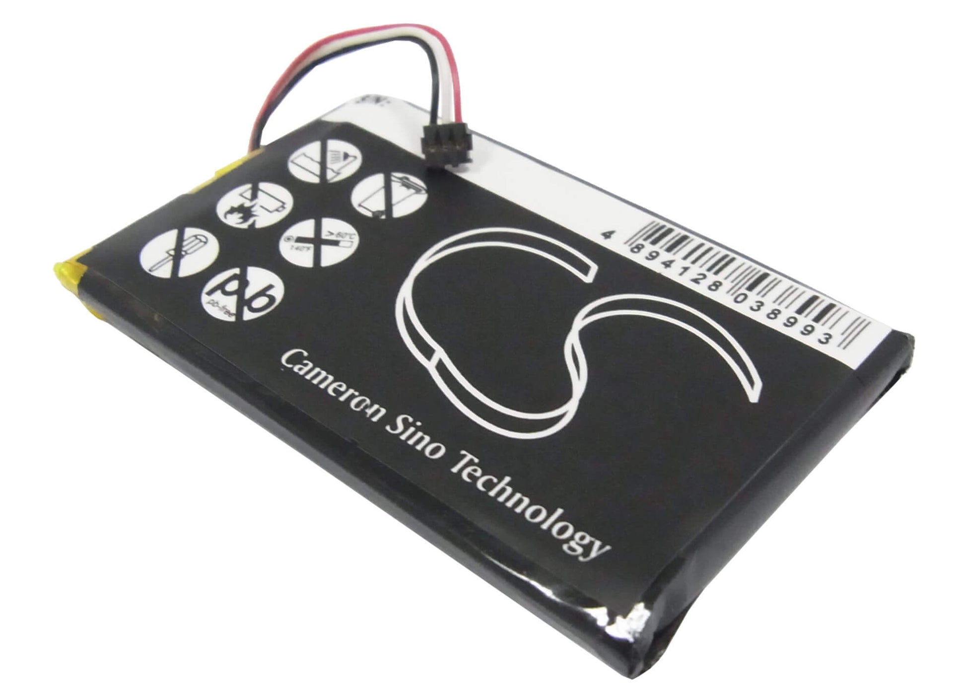 3.7V, 1200mAh, Li-Polymer Battery fits Navigon, 40 Easy, 40 Plus, 4.44Wh