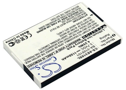 3.7V, 1150mAh, Li-ion Battery fits Acer, E300, E305, 4.255Wh