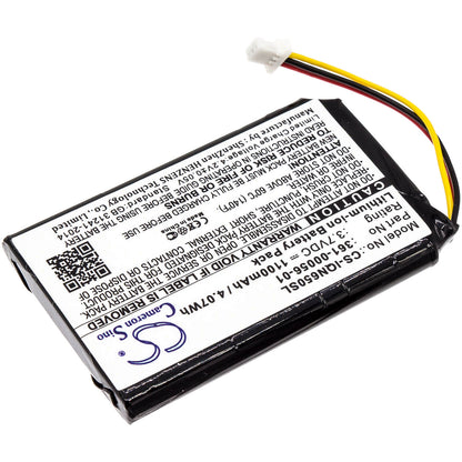 3.7V, 1100mAh, Li-ion Battery fits Garmin, 010-01211-01, Nuvi 53, 4.07Wh