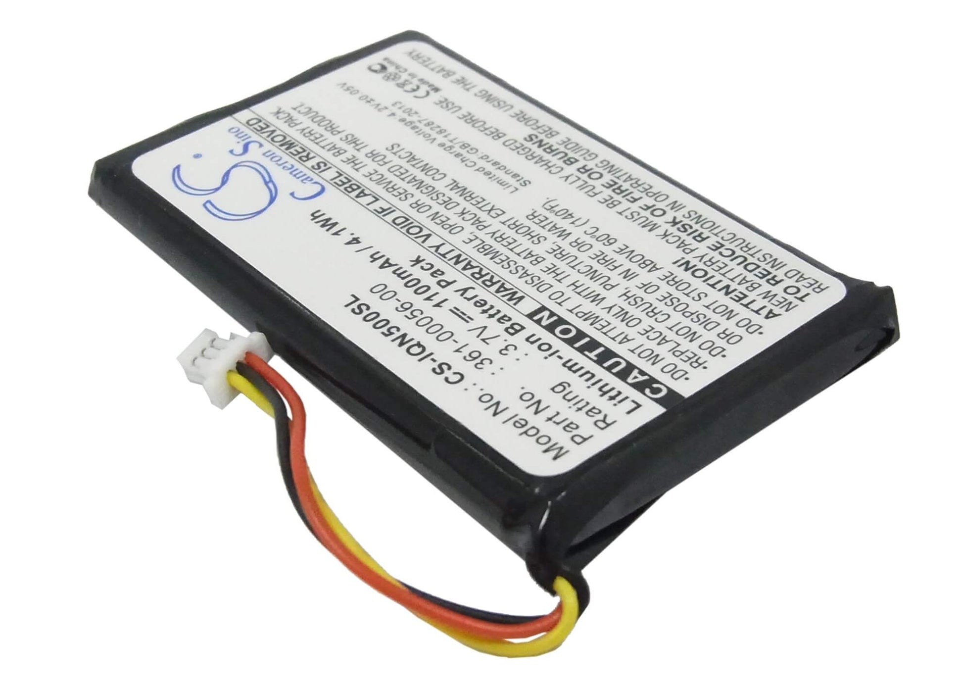 3.7V, 1100mAh, Li-ion Battery fits Garmin, Drive 50 Lm, Drive 51lmt, 4.07Wh