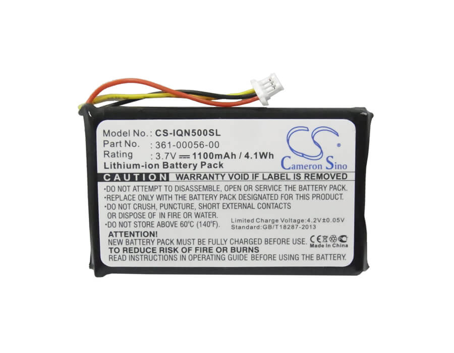 3.7V, 1100mAh, Li-ion Battery fits Garmin, Drive 50 Lm, Drive 51lmt, 4.07Wh