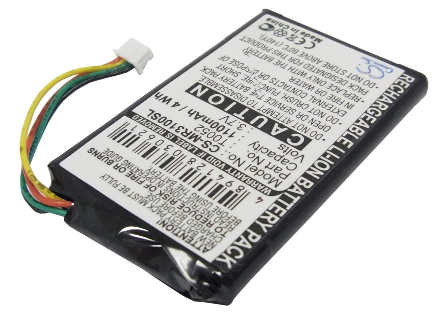 3.7V, 1100mAh, Li-ion Battery fits Magellan, Maestro 3000, Maestro 3200, 4.07Wh
