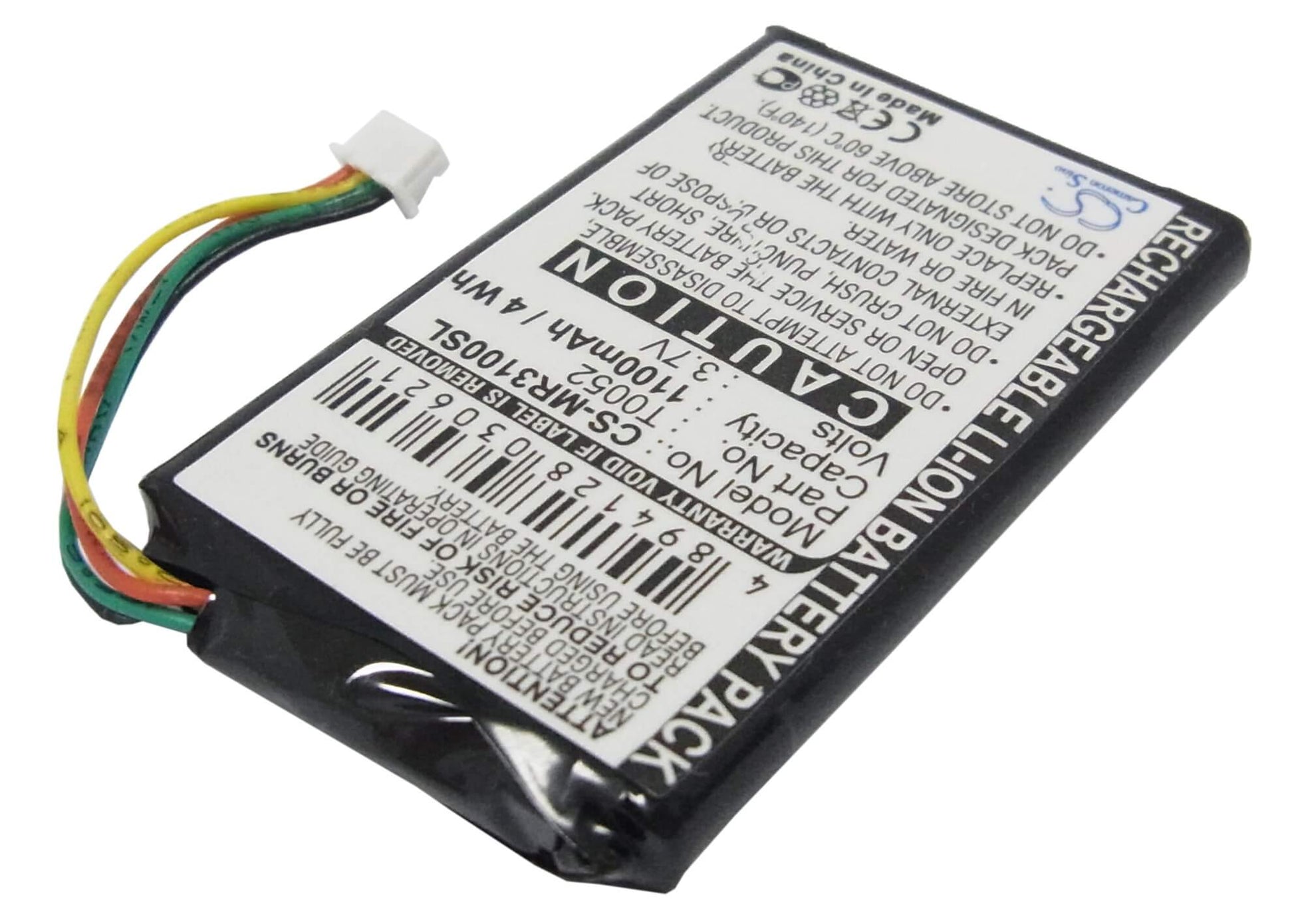 3.7V, 1100mAh, Li-ion Battery fits Magellan, Maestro 3000, Maestro 3200, 4.07Wh