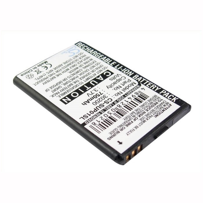 3.7V, 750mAh, Li-ion Battery fits Callaway, Upro, Upro Go, 2.775Wh