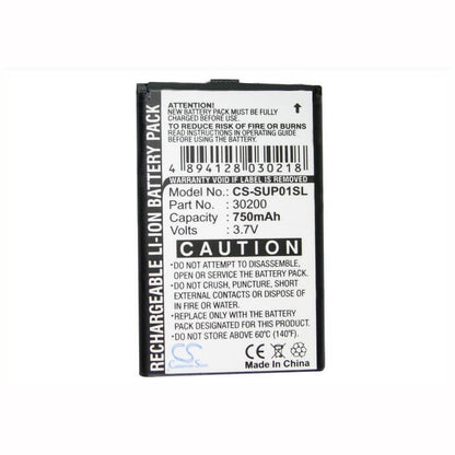 3.7V, 750mAh, Li-ion Battery fits Callaway, Upro, Upro Go, 2.775Wh