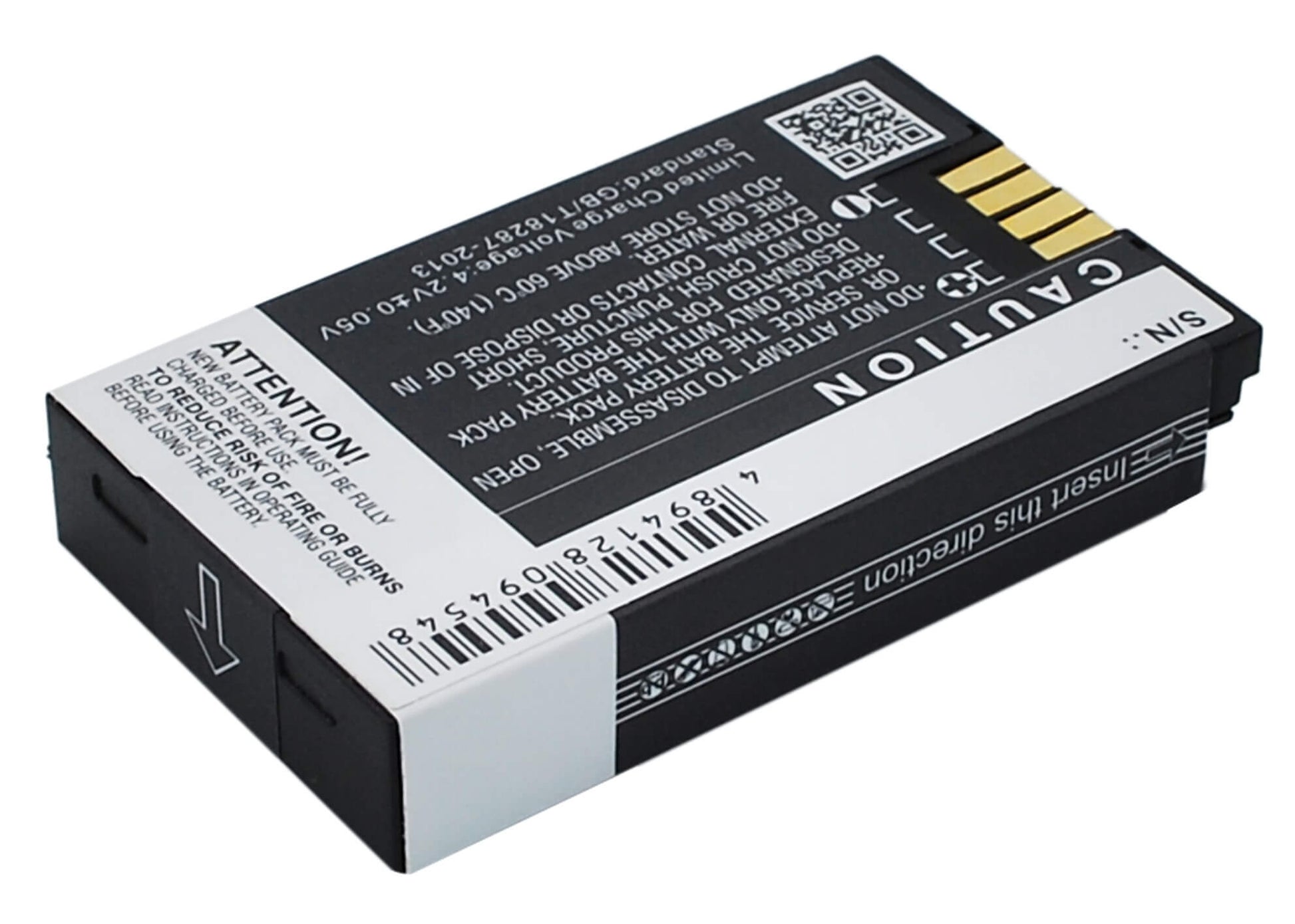 3.7V, 1400mAh, Li-ion Battery fits Skygolf, Sg4, Skycaddie Sg4, 5.18Wh