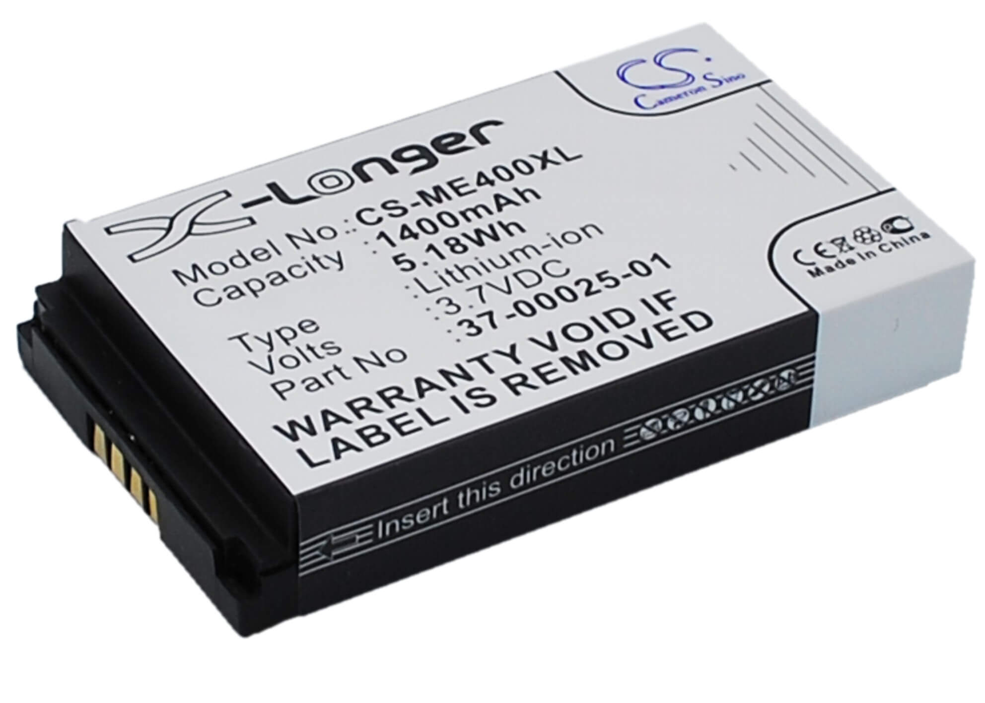 3.7V, 1400mAh, Li-ion Battery fits Magellan, 980780, Explorist 300, 5.18Wh