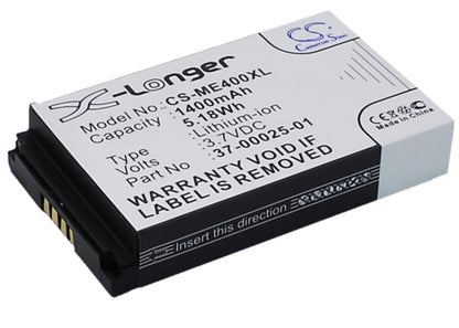 3.7V, 1400mAh, Li-ion Battery fits Magellan, 980780, Explorist 300, 5.18Wh