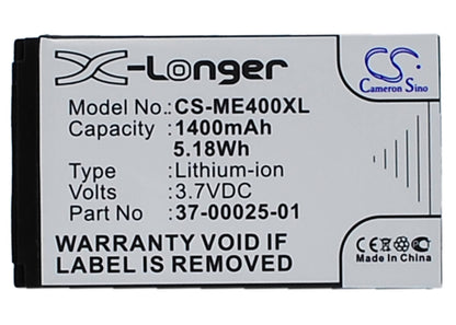 3.7V, 1400mAh, Li-ion Battery fits Magellan, 980780, Explorist 300, 5.18Wh