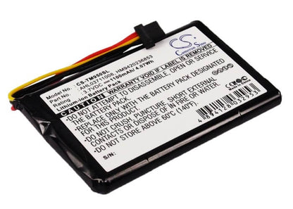 3.7V, 1100mAh, Li-ion Battery fits Tomtom, 4cp9.002.00, 8cp9.011.10, 4.07Wh