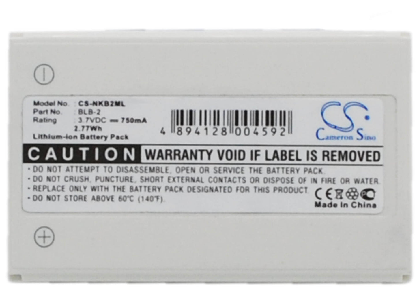 Gps, Navigator 3.7V, 750mAh, Li-ion Battery fits Svp, Dv-8300, Us-p, 2.775Wh