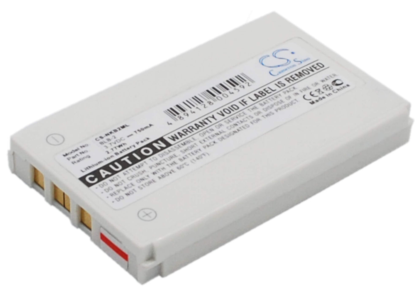 Gps, Navigator 3.7V, 750mAh, Li-ion Battery fits Mustek, 0 Hd7000, 2 Dv920, 2.775Wh