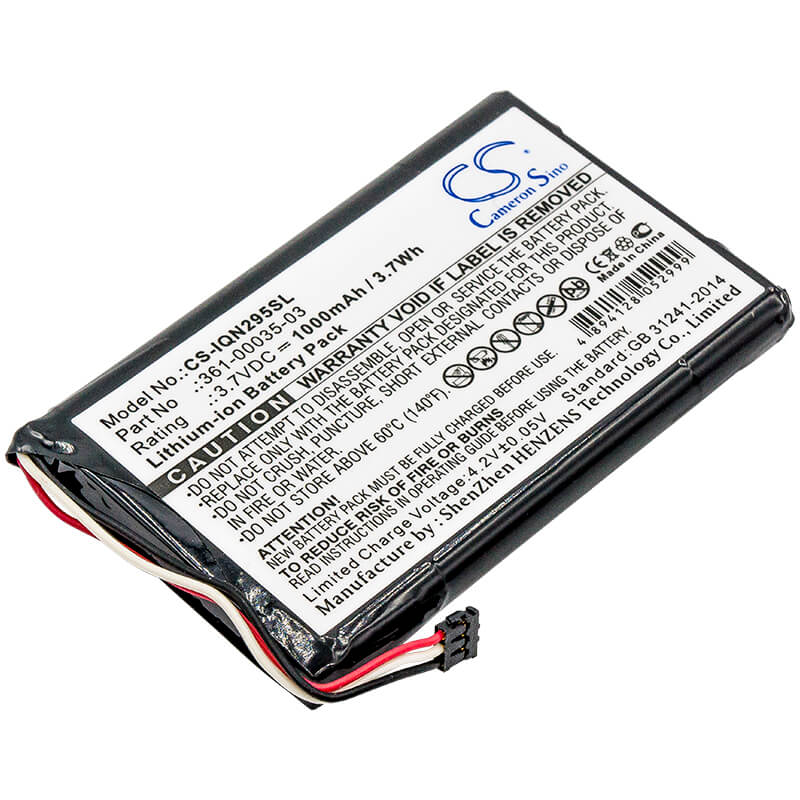 Gps, Navigator 3.7V, 1000mAh, Li-ion Battery fits Garmin, 010-01316-00, A3avdg03, 3.7Wh