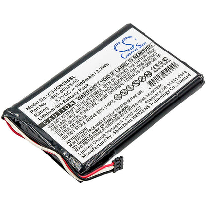 Gps, Navigator 3.7V, 1000mAh, Li-ion Battery fits Garmin, 010-01316-00, A3avdg03, 3.7Wh