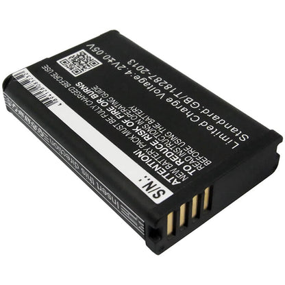 3.7V, 1800mAh, Li-ion Battery fits Garmin, Montana 600, Montana 600t, 6.66Wh