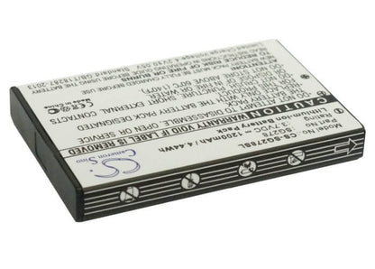 3.7V, 1200mAh, Li-ion Battery fits Zycast, Sg-278, 4.44Wh