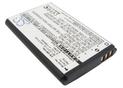 3.7V, 1100mAh, Li-ion Battery fits Xplova, G3, 4.07Wh