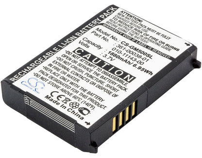 3.7V, 1880mAh, Li-ion Battery fits Garmin, Aera 500, Aera 510, 6.956Wh