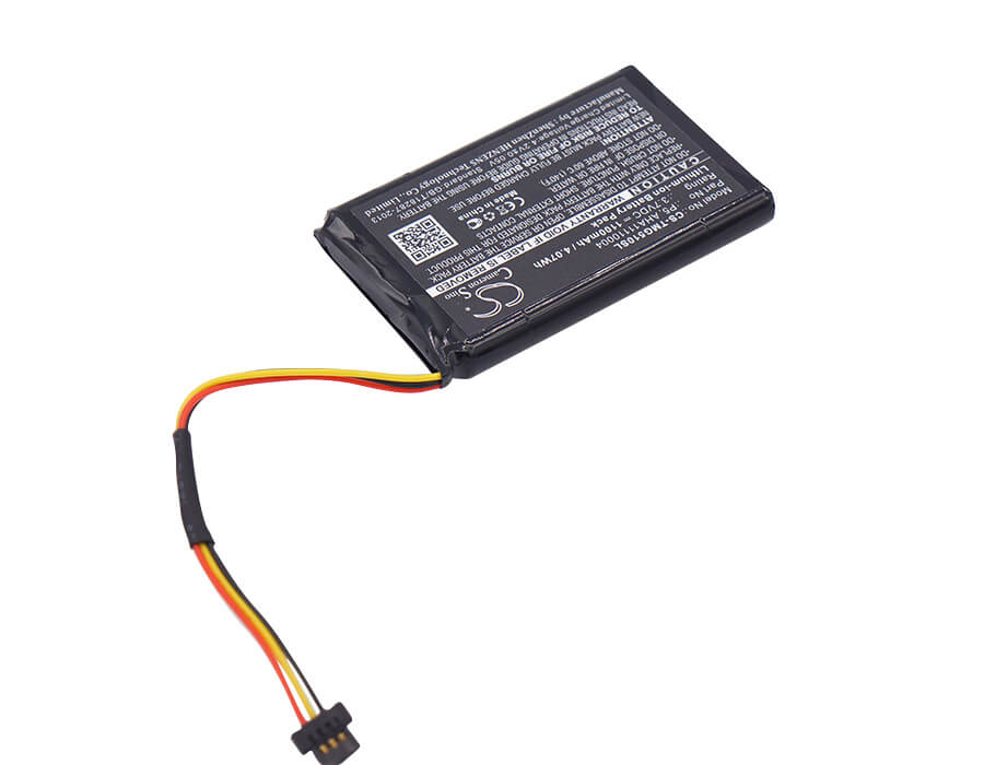 3.7V, 1100mAh, Li-ion Battery fits Tomtom, 4fa50, Go 510, 4.07Wh