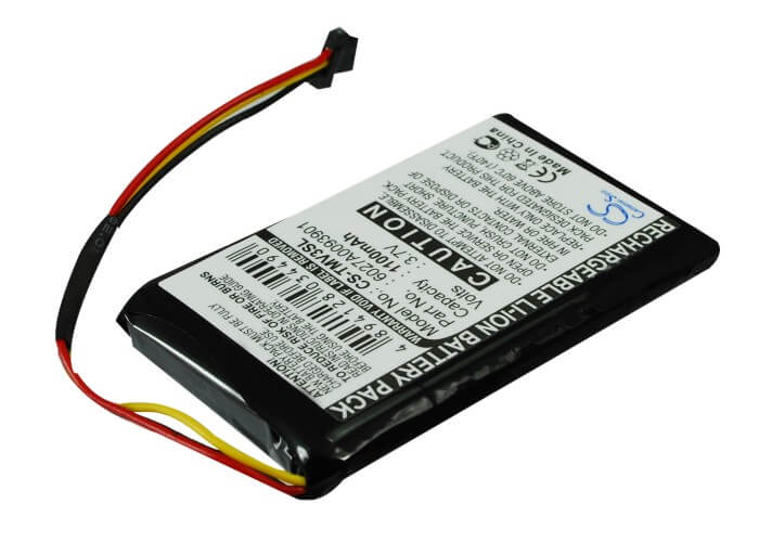 3.7V, 1100mAh, Li-ion Battery fits Tomtom, 4em0.001.01, N14644, 4.07Wh