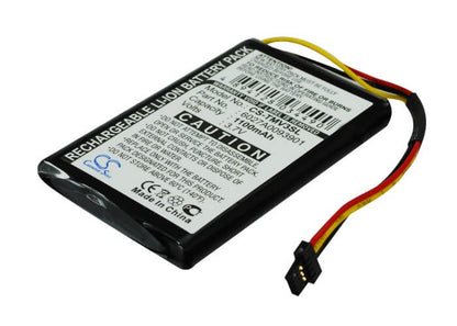 3.7V, 1100mAh, Li-ion Battery fits Tomtom, 4em0.001.01, N14644, 4.07Wh
