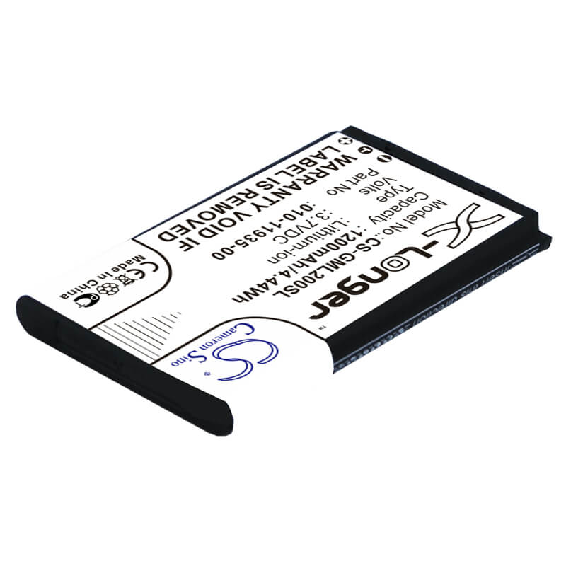 3.7V, 1200mAh, Li-ion Battery fits Garmin, 010-01055-15, 010-02184-01, 4.44Wh