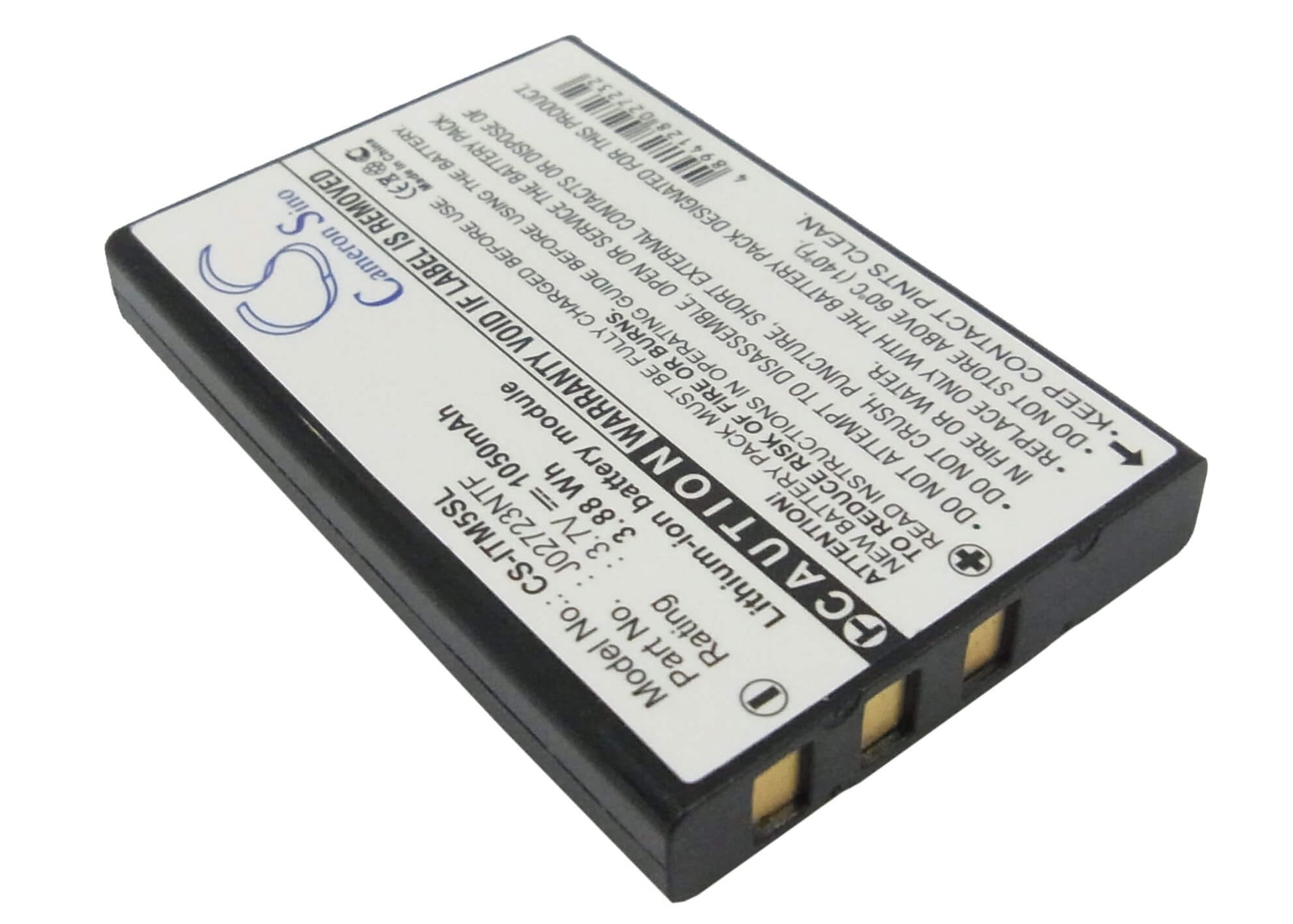 3.7V, 1050mAh, Li-ion Battery fits I-blue, Ps3200, 3.885Wh