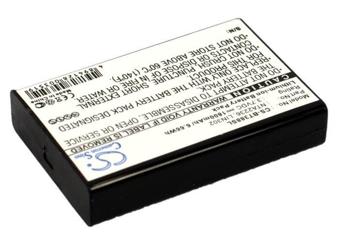 3.7V, 1800mAh, Li-ion Battery fits Royaltek, Rbt-2010 Bt Gps, 6.66Wh