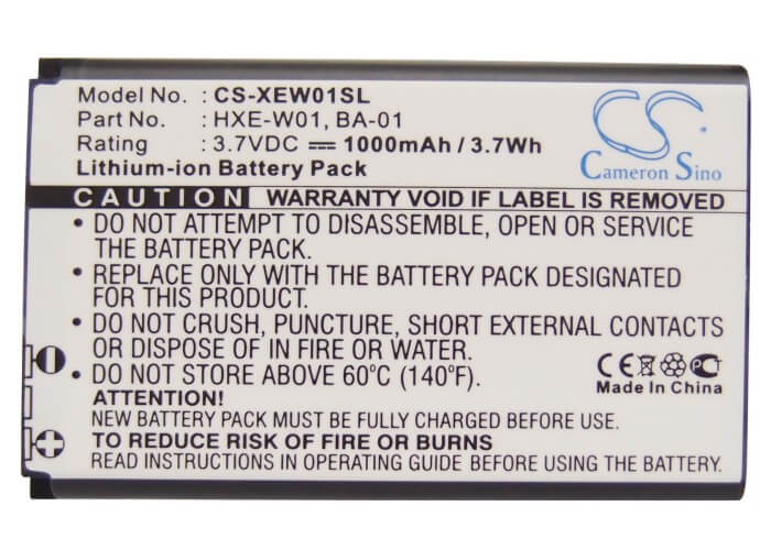 3.7V, 1000mAh, Li-ion Battery fits Nemerix, Bt77 Bluetooth Gps Receiver, 3.7Wh