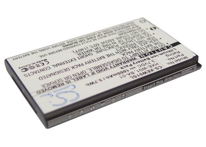 3.7V, 1000mAh, Li-ion Battery fits Pentagram, Logger P3106, 3.7Wh