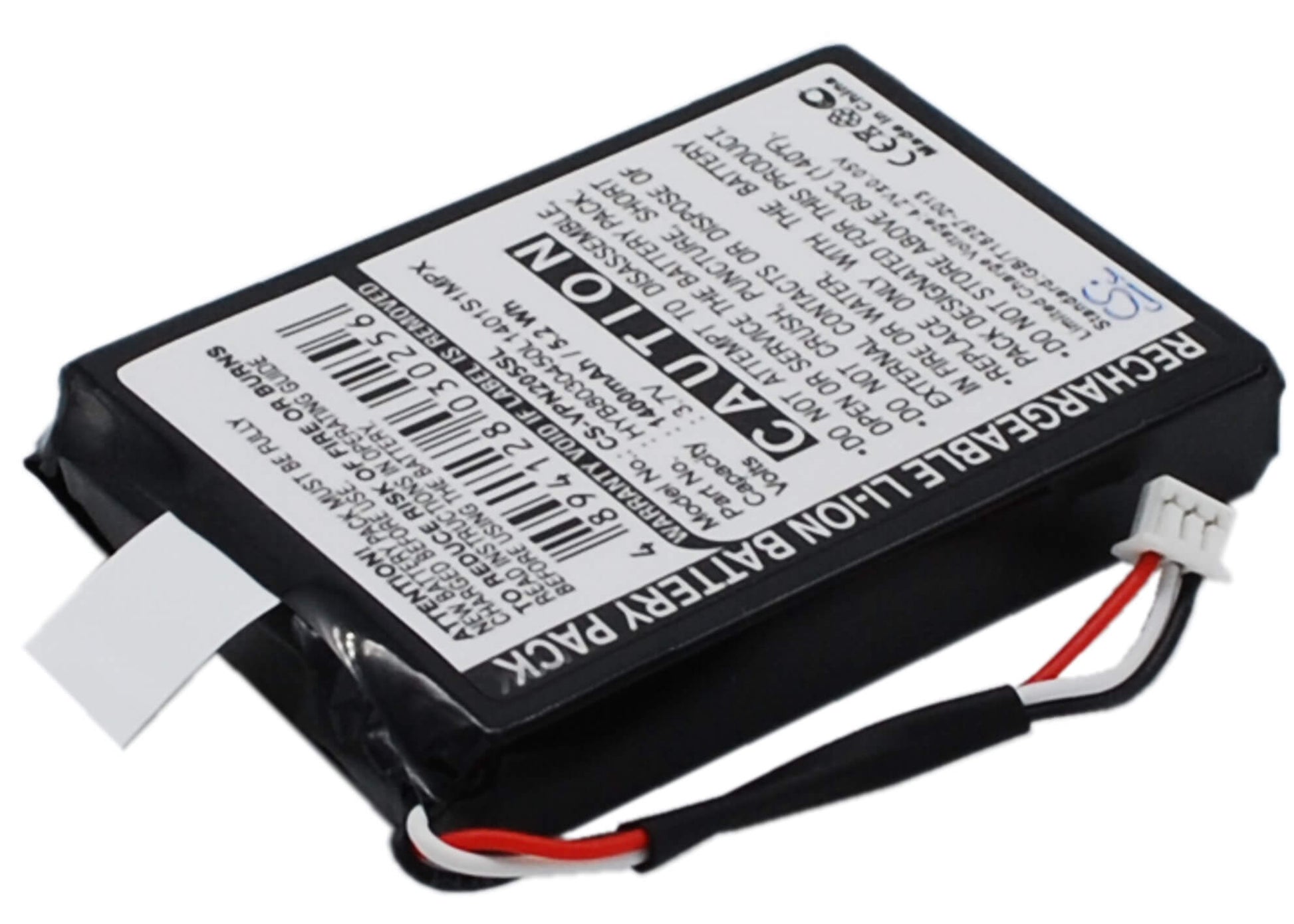 3.7V, 1400mAh, Li-ion Battery fits Vdo Dayton, Ma3060, Pn1000, 5.18Wh
