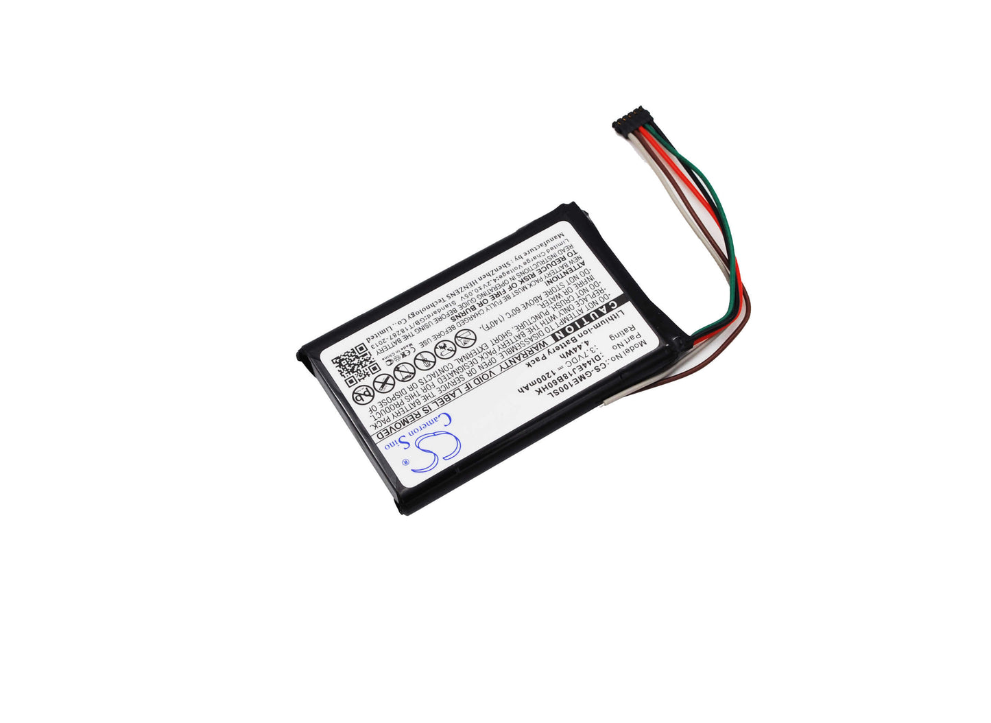3.7V, 1200mAh, Li-ion Battery fits Garmin, 010-01161-00, 010-020229-00, 4.44Wh