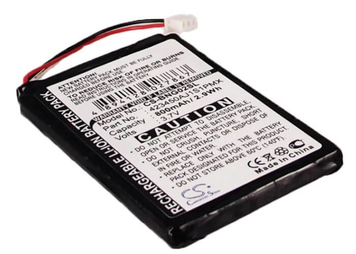 3.7V, 800mAh, Li-ion Battery fits Blaupunkt, Travelpilot 100, Travelpilot 1300, 2.96Wh