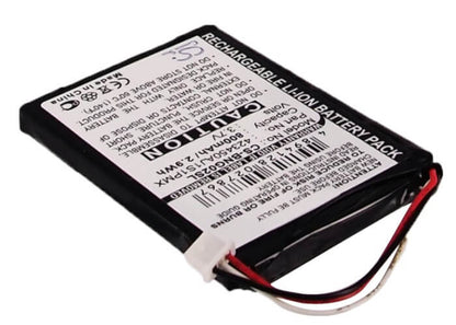 3.7V, 800mAh, Li-ion Battery fits Blaupunkt, Travelpilot 100, Travelpilot 1300, 2.96Wh