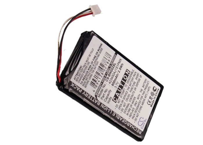 3.7V, 800mAh, Li-ion Battery fits Blaupunkt, Travelpilot 100, Travelpilot 1300, 2.96Wh