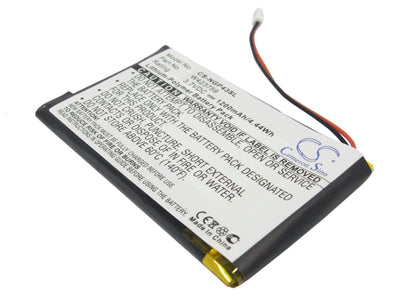 3.7V, 1200mAh, Li-Polymer Battery fits Navgear, Streetmate Gp-43, 4.44Wh