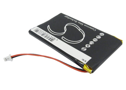 3.7V, 1200mAh, Li-Polymer Battery fits Navgear, Streetmate Gp-43, 4.44Wh