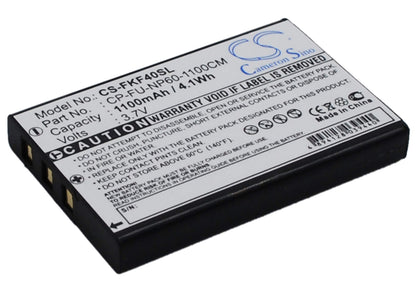 3.7V, 1100mAh, Li-ion Battery fits Falk, Cross, Ibex, 4.07Wh