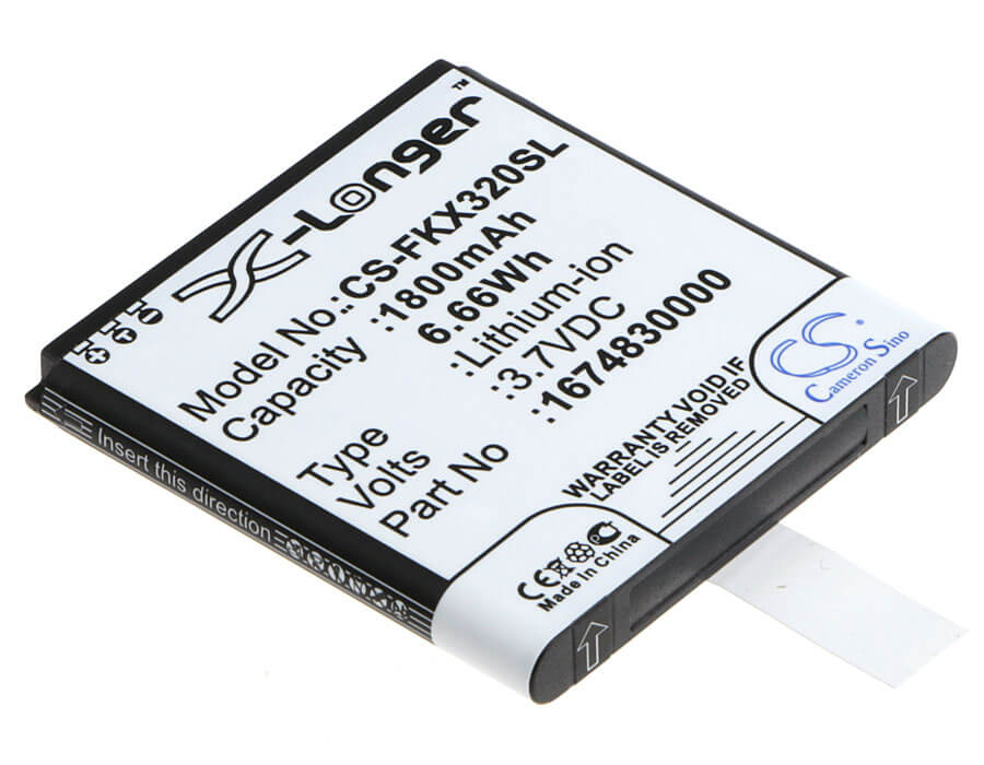 3.7V, 1800mAh, Li-ion Battery fits Falk, Ibex 25, Ibex 25 Touring, 6.66Wh