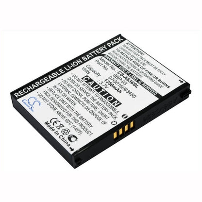 3.7V, 1350mAh, Li-ion Battery fits Asus, Mypal A630, Mypal A632, 4.995Wh