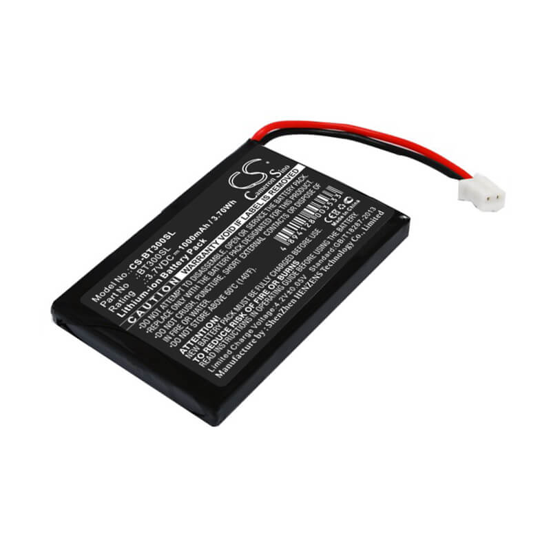 3.7V, 1000mAh, Li-ion Battery fits Dell, Bt Gps Bt-309, 3.7Wh