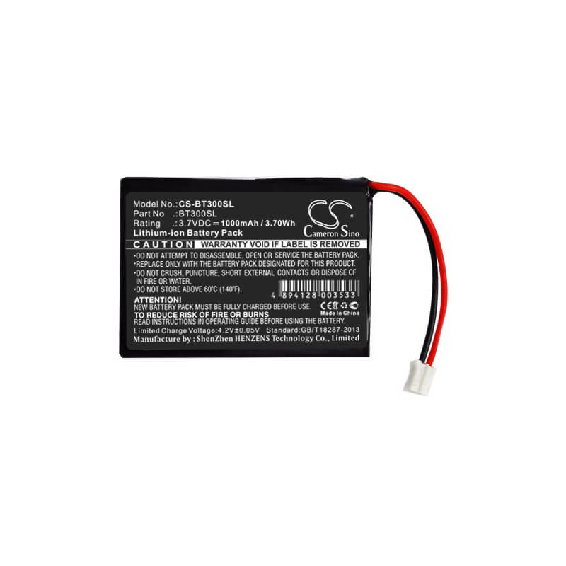 3.7V, 1000mAh, Li-ion Battery fits Globalstar, Bt-300, Bt-308 Bluetooth Gps Receiver, 3.7Wh