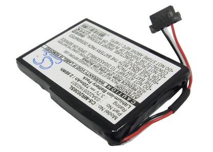 3.7V, 720mAh, Li-ion Battery fits Magellan, Roadmate 2035, Roadmate 2036, 2.664Wh