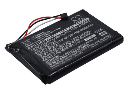 3.7V, 1000mAh, Li-ion Battery fits Garmin, Approach G7, 3.7Wh