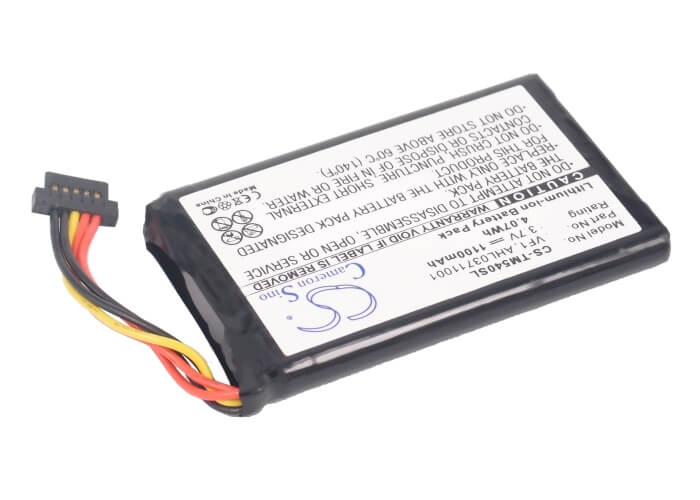 3.7V, 1100mAh, Li-ion Battery fits Tomtom, 4cf5.002.00, Go 540, 4.07Wh