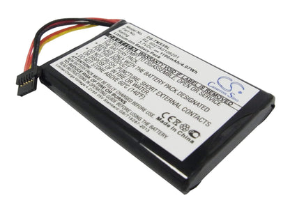 3.7V, 1100mAh, Li-ion Battery fits Tomtom, 1ep0.029.01, 4ep0.001.02, 4.07Wh